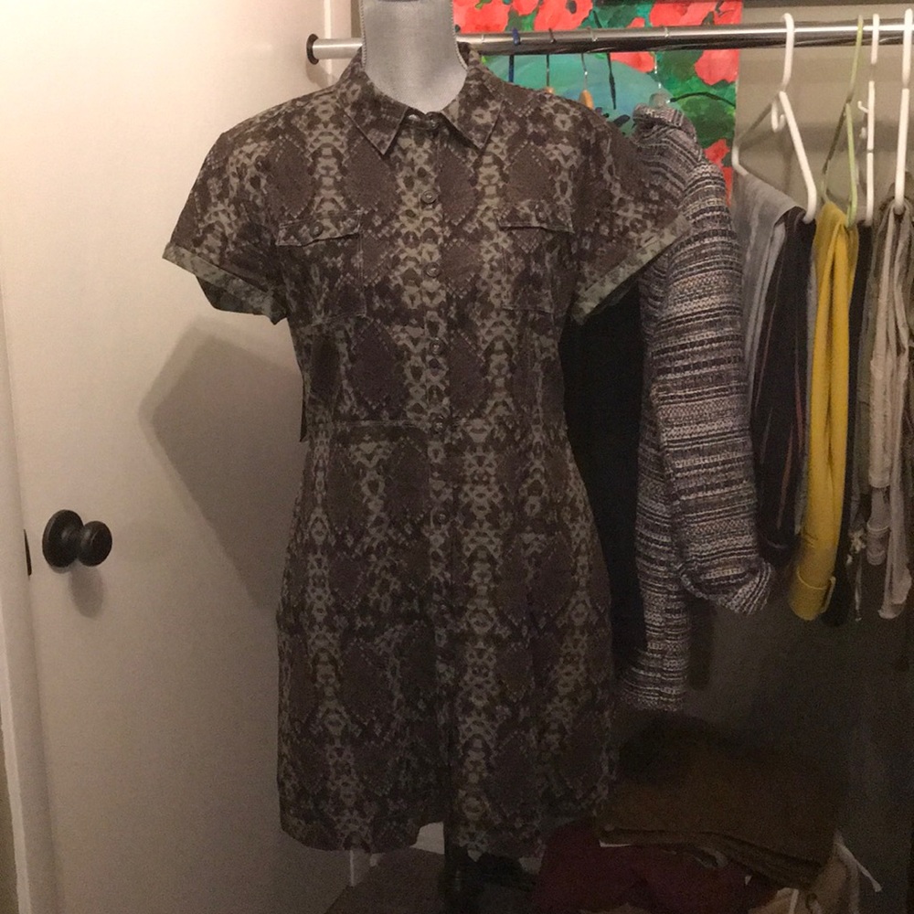Camo Free People dress